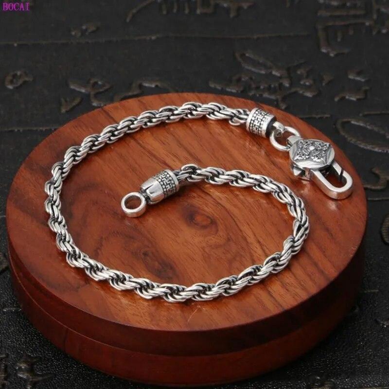 Pulseiras de prata Tecer Six