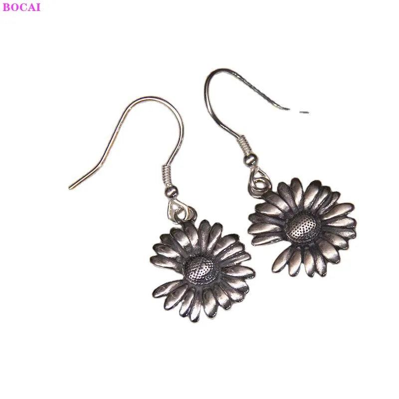 Brinco Margarida Prata S925 Esterlina