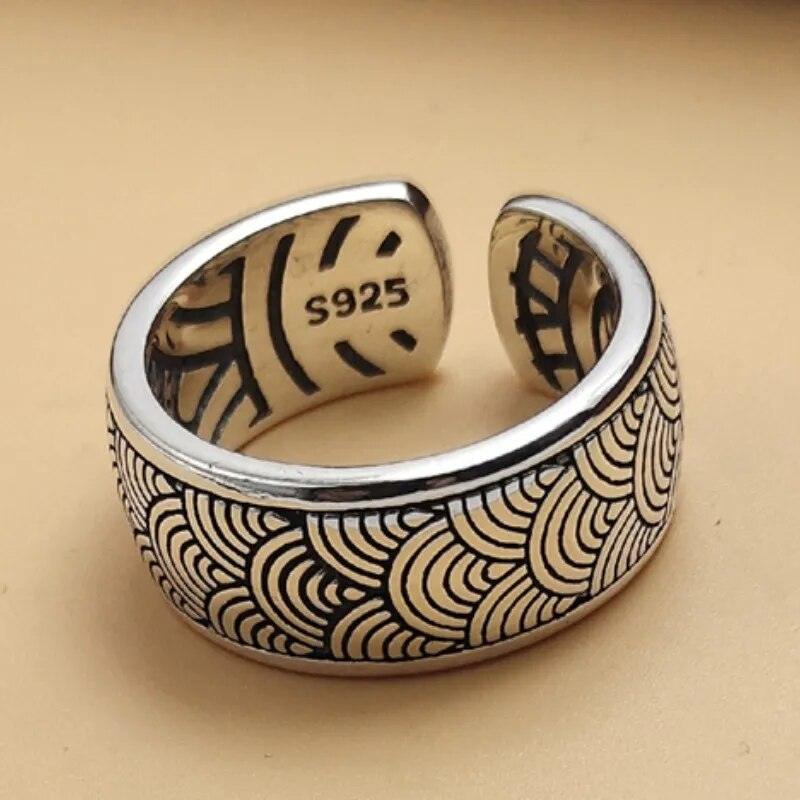 Argentum punk silver ring