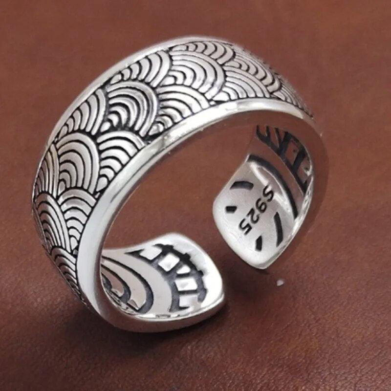 Argentum punk silver ring