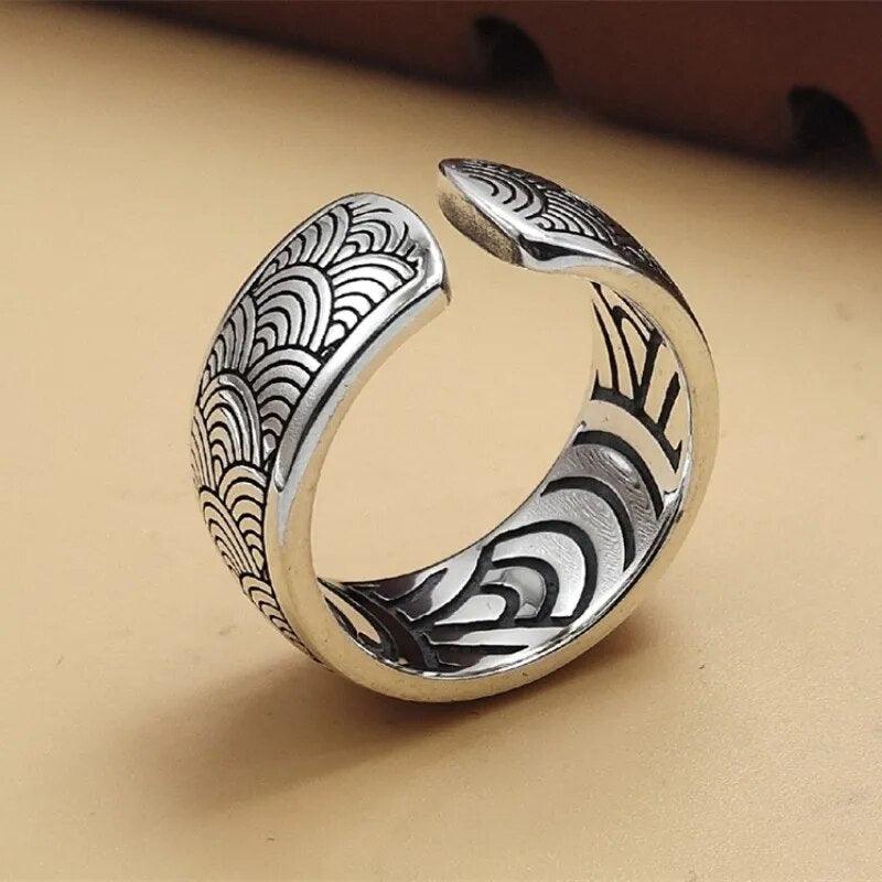 Argentum punk silver ring