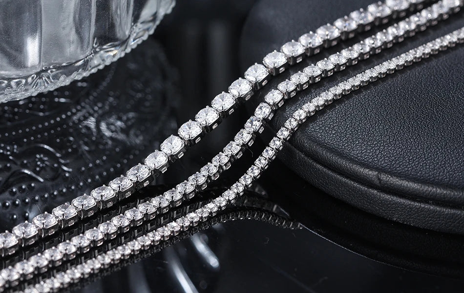 Pulseira Prata Esterlina 925 com Zircônia