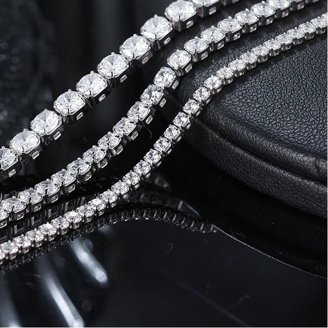 Pulseira Prata Esterlina 925 com Zircônia