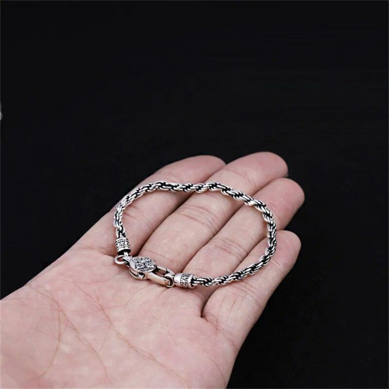 Weave Six Silver Bracelets 