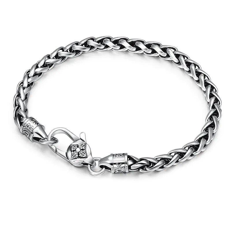 Pulseira de Prata Retro Classica